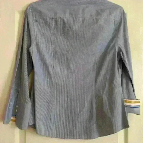 J. McLaughlin Striped Button Down Shirt - Picture 5 of 5